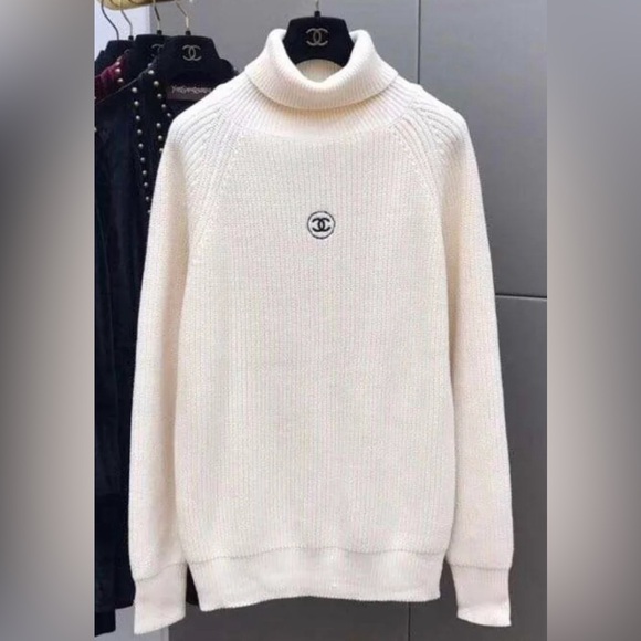 CHANEL Sweaters - Authentic Chanel knit turtleneck